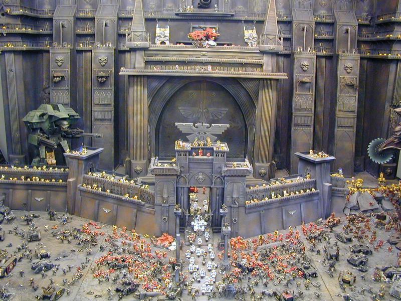 Diorama, Fortress, Games World, Space Marines Game's